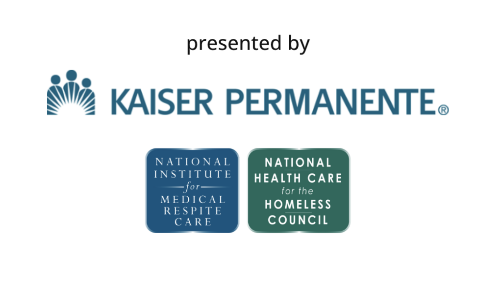 presented by Kaiser Permanente; NIMRC logo + NHCHC logo